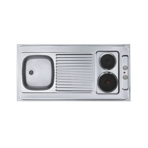 Electric cooktop - COMBI ELECTRA 120 - Alveus - commercial / 2 burner / built-in