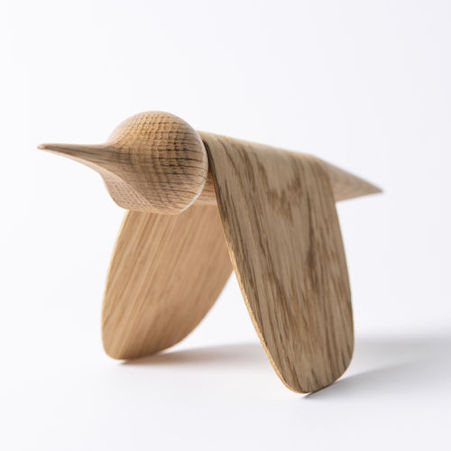 Oak sculpture - TICA - Gazzda - walnut / hanging / colorless