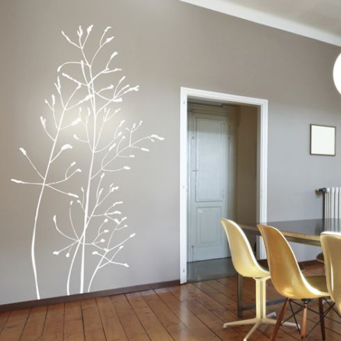 Nature wall sticker - L'ELEGANTE GRAMINEE - Atelier d'Art Osmoze - Design & décoration murale