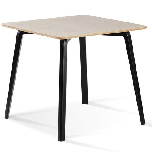 Contemporary dining table - M1 - Tarmeko LPD - birch / birch base / square