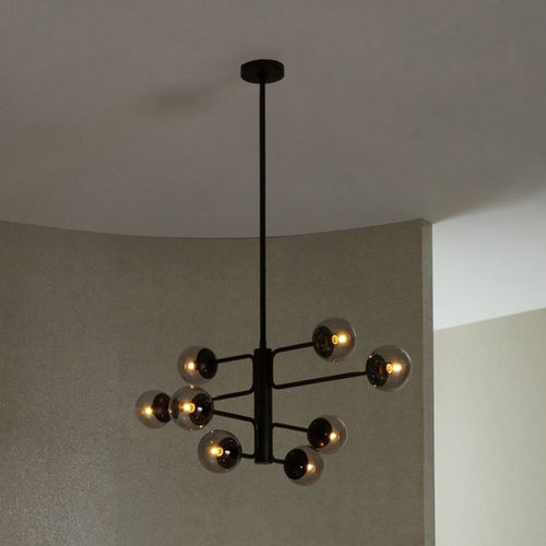 Contemporary chandelier - BALTIMORE - Arteriors Home - steel / smoked ...