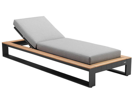 Contemporary sun lounger - CAMBUSA - Higold - Sunbrella® / aluminum / adjustable backrest