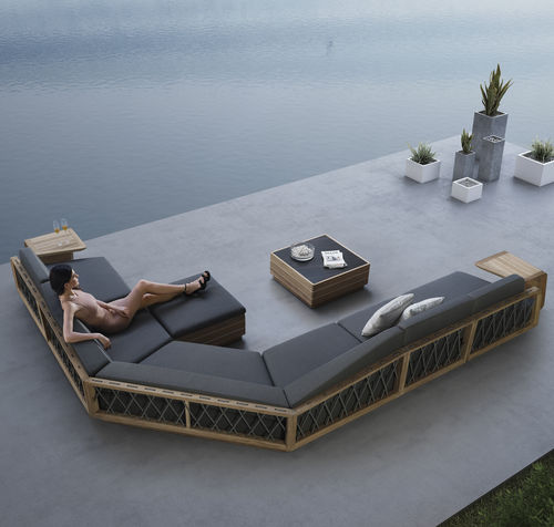 Modular sofa - ARMONIA - Higold - contemporary / outdoor / Sunbrella®