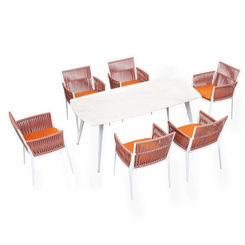 Contemporary table and chair set - HESTIA - Higold - outdoor / Sunbrella® / aluminum