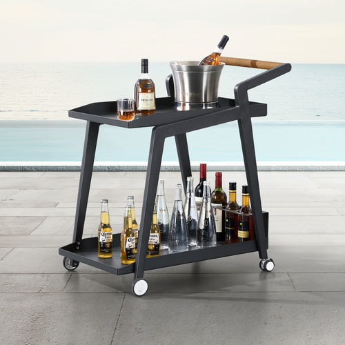 Beverage service trolley - EMOTI - Higold - home / outdoor / aluminum