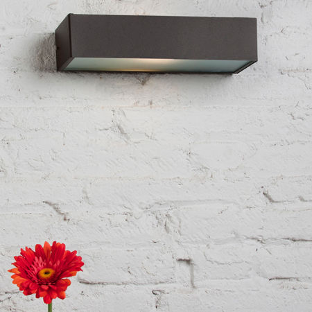 Contemporary wall light - LINE MAXI - Luxcambra - indoor / nickel / rectangular