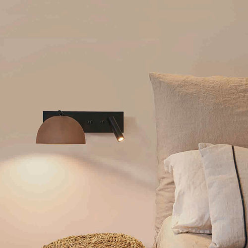 Contemporary wall light - ABSIS - Luxcambra - indoor / ceramic / disc-shaped