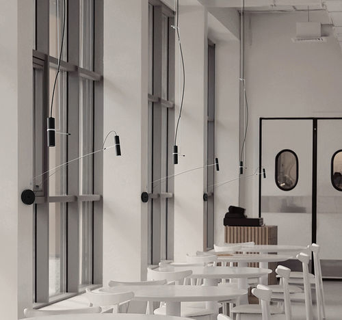 Pendant lamp - HOLD C - Luxcambra - PVC / steel / contemporary