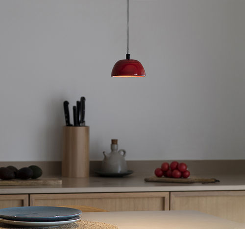 Pendant lamp - ABSIDIOLA C - Luxcambra - ceramic / alabaster / contemporary