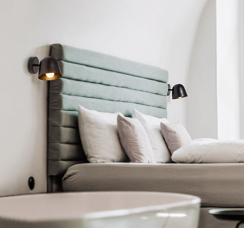 Contemporary wall light - LULA A - Luxcambra - indoor / metal / spherical