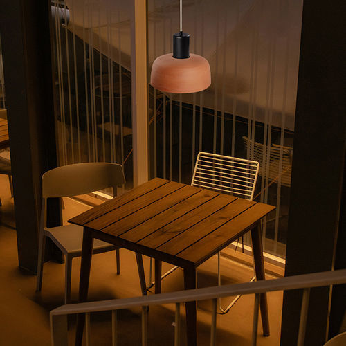 Pendant lamp - MIRAMAR - Luxcambra - aluminum / PVC / terracotta
