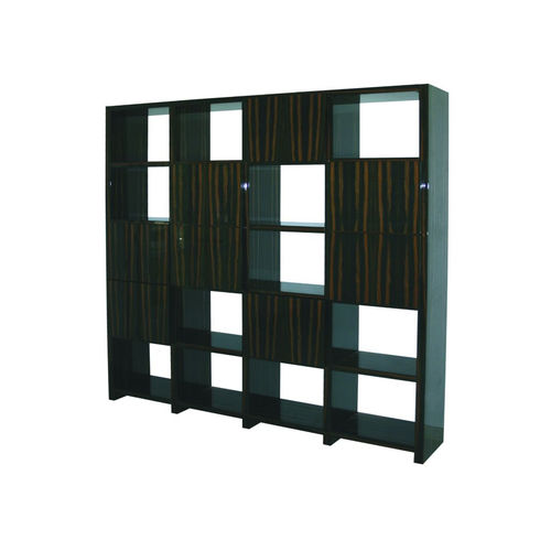 Wall-mounted shelf - SA057 - Cygal Art Deco GmbH & Co. KG - Art Deco / glossy lacquered wood / Macassar ebony