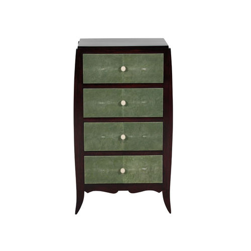 Art Deco chiffonier - K017 - Cygal Art Deco GmbH & Co. KG - shagreen / green