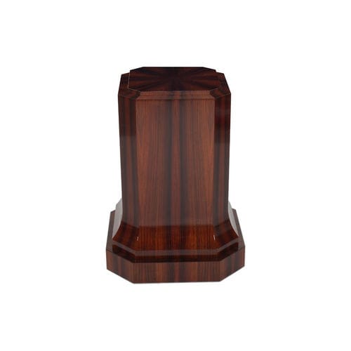 Art Deco pedestal - SE003 - Cygal Art Deco GmbH & Co. KG - Macassar ebony / glossy lacquered wood