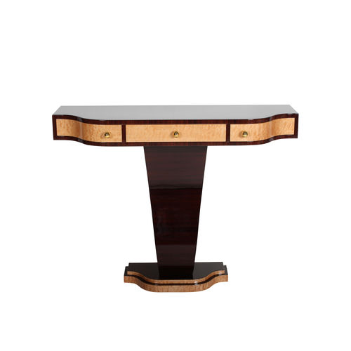 Art Deco sideboard table - KS005 - Cygal Art Deco GmbH & Co. KG - palisander / wooden base / with drawer
