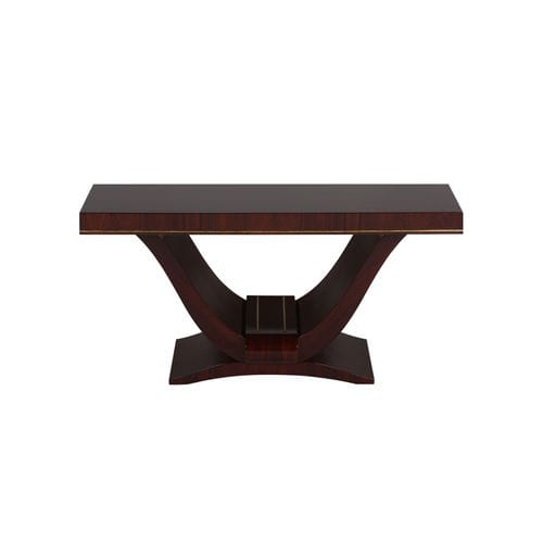 Art Deco sideboard table - KS030 - Cygal Art Deco GmbH & Co. KG - rosewood / palisander / wooden base