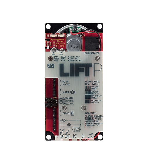 Metal door intercom system - 2N&reg; LIFTIP - 2N TELEKOMUNIKACE - emergency / for elevators / exterior