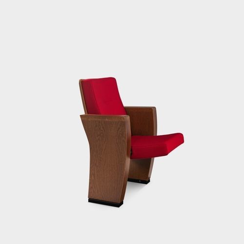 Contemporary auditorium seat - Scala - Jezet Seating - indoor / in fire-retardant fabric / wooden