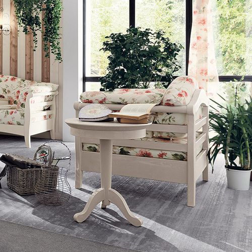 Traditional armchair - CANAPA TALCATO - Callesella - fabric / with removable cushion