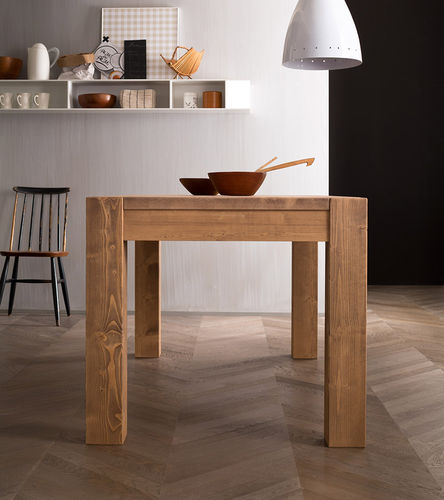 Contemporary table - ESENCAJ - Callesella - wooden / rectangular / extending