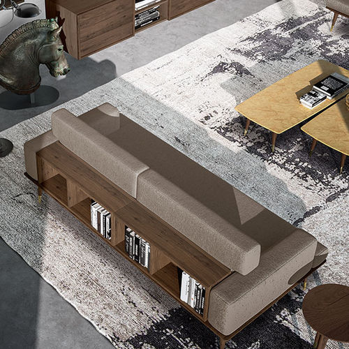 Contemporary sofa - LONDON 2021 - Callesella - fabric / with storage compartment