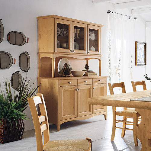Traditional china cabinet - FIENO - Callesella - wooden