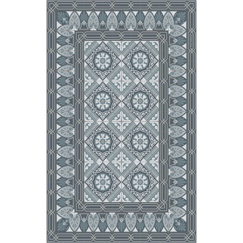 Contemporary rug - FLORA BELLA – FB4 - BEIJA FLOR - geometric / vinyl / rectangular