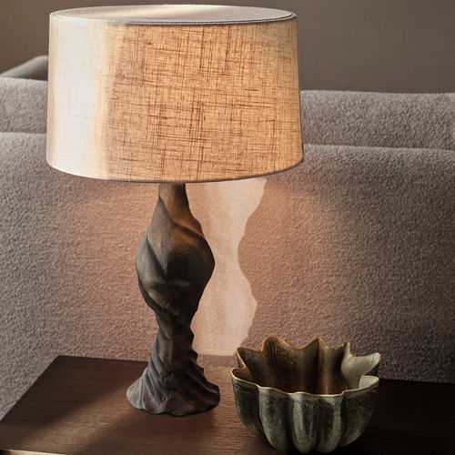 Table lamp - Moltan - Ferm Living - aluminum / contemporary / corded