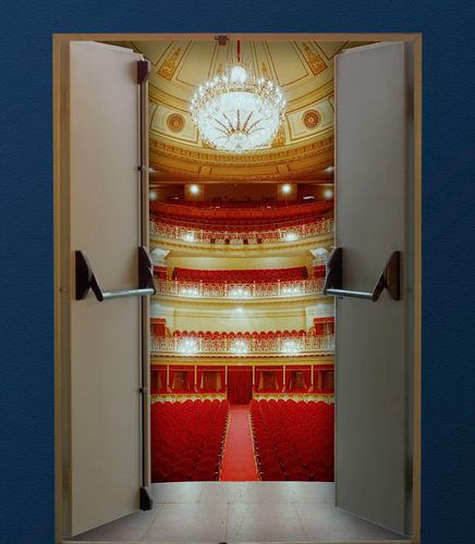 Acoustic door - Asturmadi - interior / galvanised steel / sheet steel