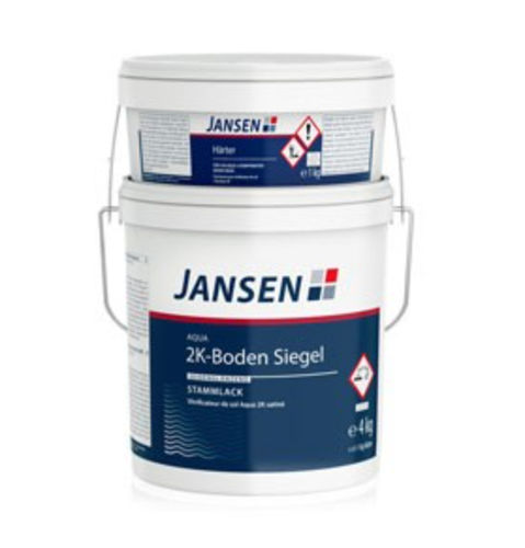Protective varnish - AQUA 2-COMPONENT - jansen - finishing / epoxy / synthetic