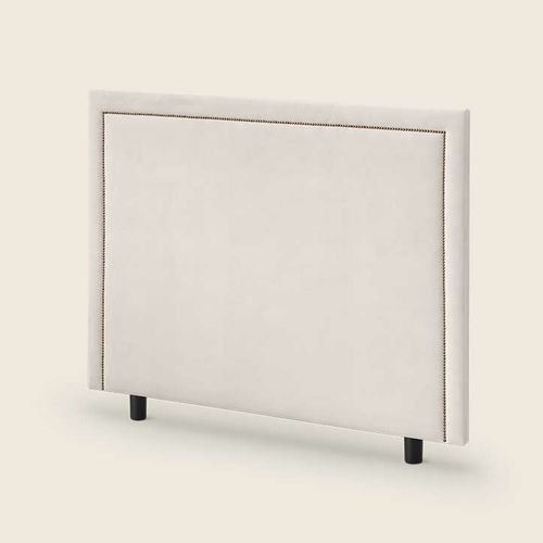 Double bed headboard - Tachas - Sonpura - contemporary / fabric / gray