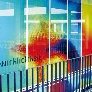 Laminated glass panel - arbucomp - double-glazed / patterned / opaque