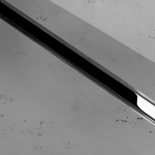 Stainless steel linear shower drain - XS-Z1M-P-500 / XS-ROH-500 - ESS Easy Drain - high-resistance
