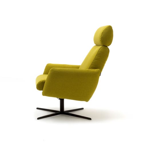 Contemporary armchair - 177 - freistil - fabric / with footrest / reclining