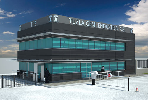 Prefab building - TUZLA GEMI A.Ş. - ISTANBUL - Steelife - steel / steel framing / for office