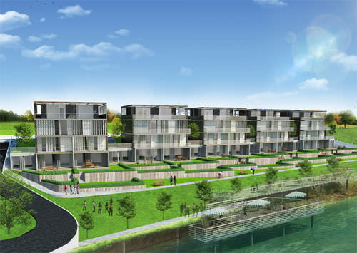 Prefab building - GAYRIMENKUL GELIŞTIRME - Steelife - steel / steel framing / for housing developments