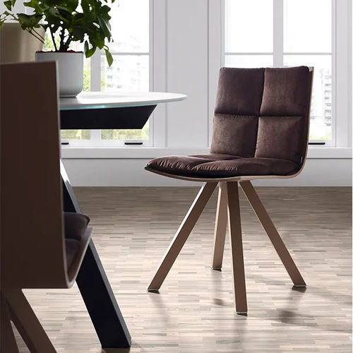 Contemporary chair - MARAIS B2 - DRESSY - indoor / fabric / metal base