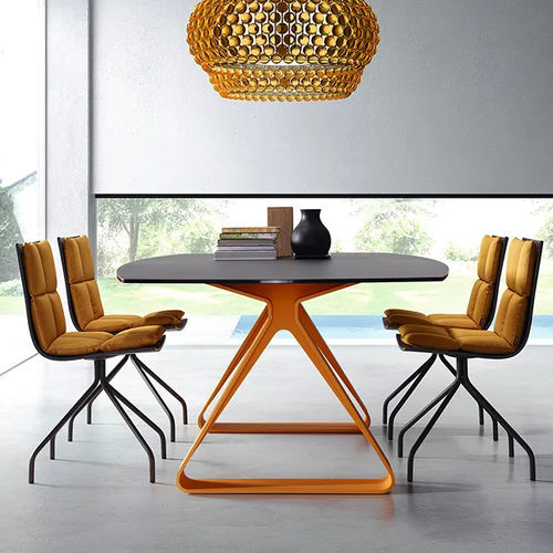 Contemporary chair - ARA B1 - DRESSY - indoor / fabric / wooden