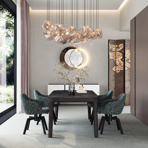 Contemporary table - BERTIZ - DRESSY - ceramic / wooden base / rectangular