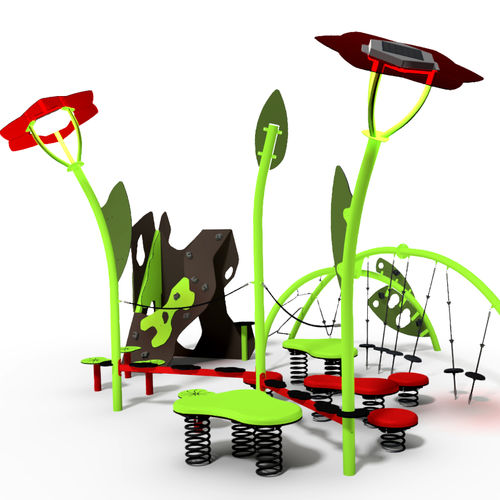 Playground obstacle course - FLORI POND  - Free Kids s.c. - slalom / platform / arc