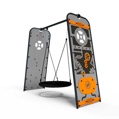 HDPE swing - BIRDNEST INDUSTRIAL   - Free Kids s.c. - galvanised steel / powder-coated steel / playground