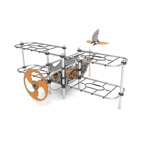 Playground structure - BIPLANE   - Free Kids s.c. - public / wooden / metal