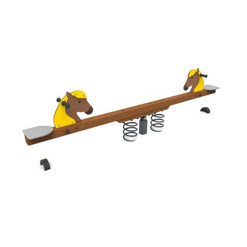 Wooden seesaw - HORSE  - Free Kids s.c. - playground