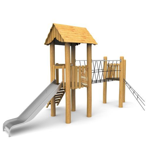Playground structure - 0270006  - Free Kids s.c. - nursery / public / wooden