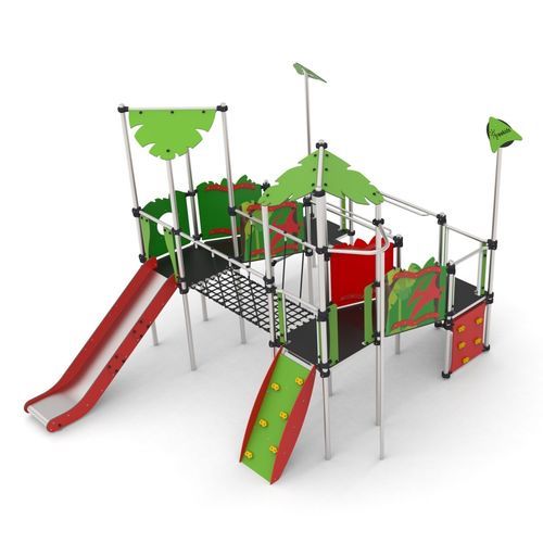 Playground structure - JURA 3  - Free Kids s.c. - metal / modular / sheltered