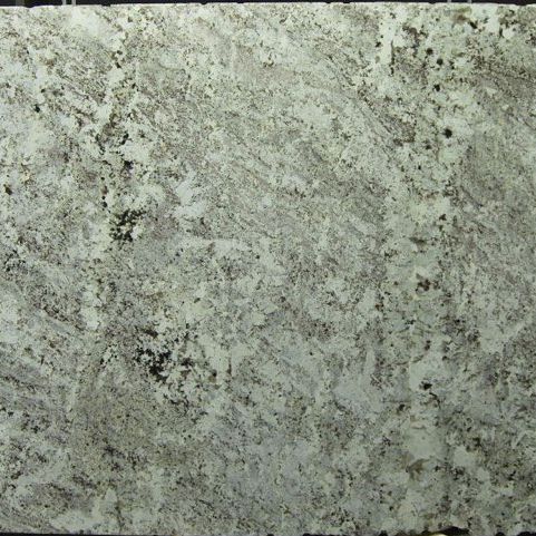 Granite stone slab - ALASKA WHITE - WALL GRANITE SERVICE SRL - for floor / brushed / green