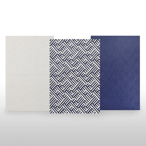 Contemporary rug - My Face - geometric / polypropylene / rectangular