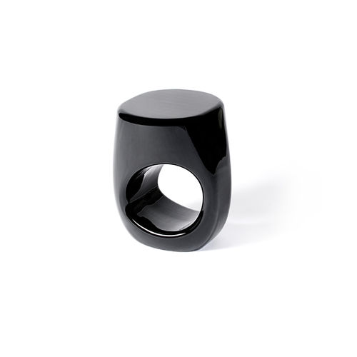 Contemporary stool - EROSION - Maison Valentina - resin / fiber-reinforced concrete base / resin base
