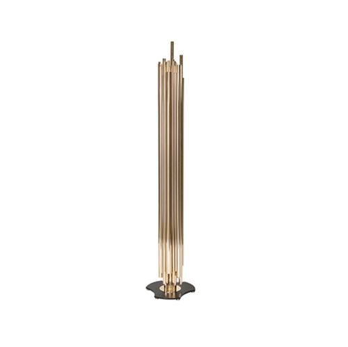 Floor-standing lamp - BRUBECK - Maison Valentina - steel / brushed brass / Art Deco