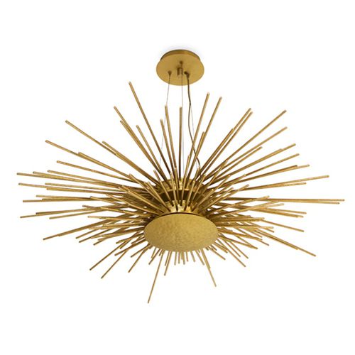 Contemporary ceiling light - SOLEIL - Maison Valentina - round / brass / other light sources